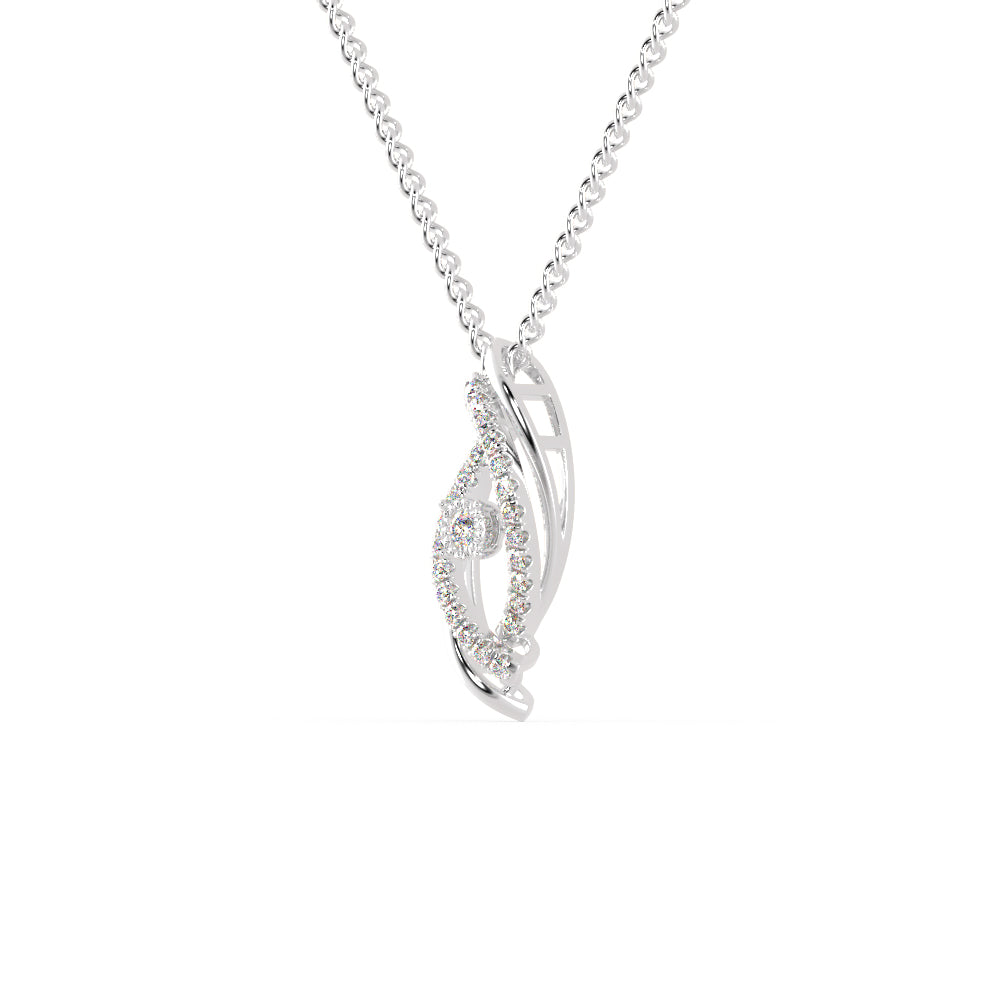 Platinum Pendant with Diamonds for Women JL PT P 1242   Jewelove.US