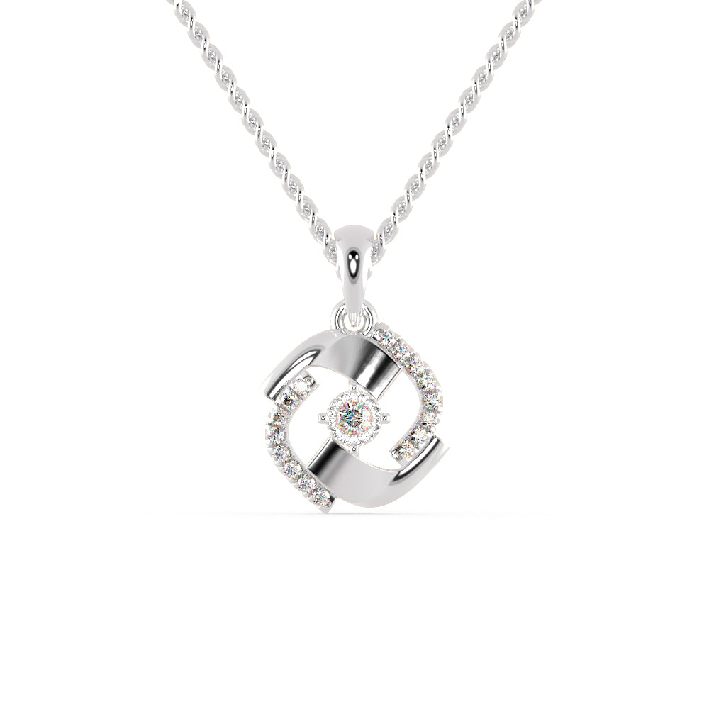 Platinum Pendant with Diamonds for Women JL PT P 1243  VVS-GH Jewelove.US