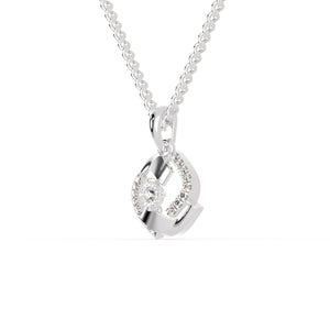Platinum Pendant with Diamonds for Women JL PT P 1243   Jewelove.US