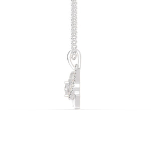 Platinum Pendant with Diamonds for Women JL PT P 1243   Jewelove.US