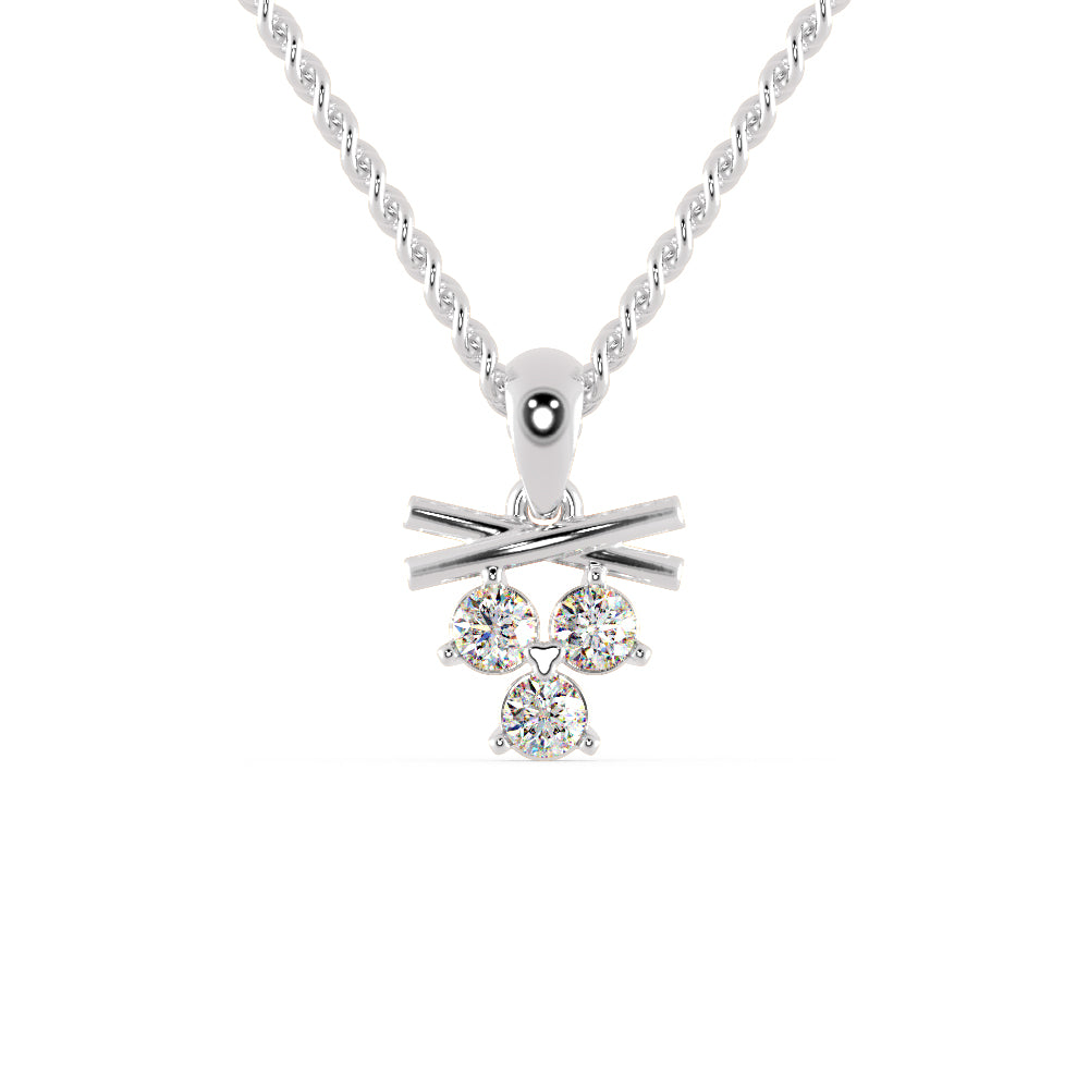 Platinum Pendant with Diamonds for Women JL PT P 1244  VVS-GH Jewelove.US