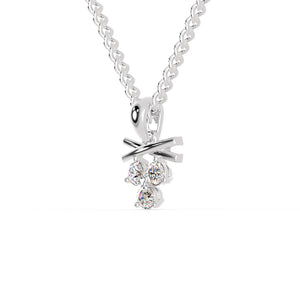 Platinum Pendant with Diamonds for Women JL PT P 1244   Jewelove.US