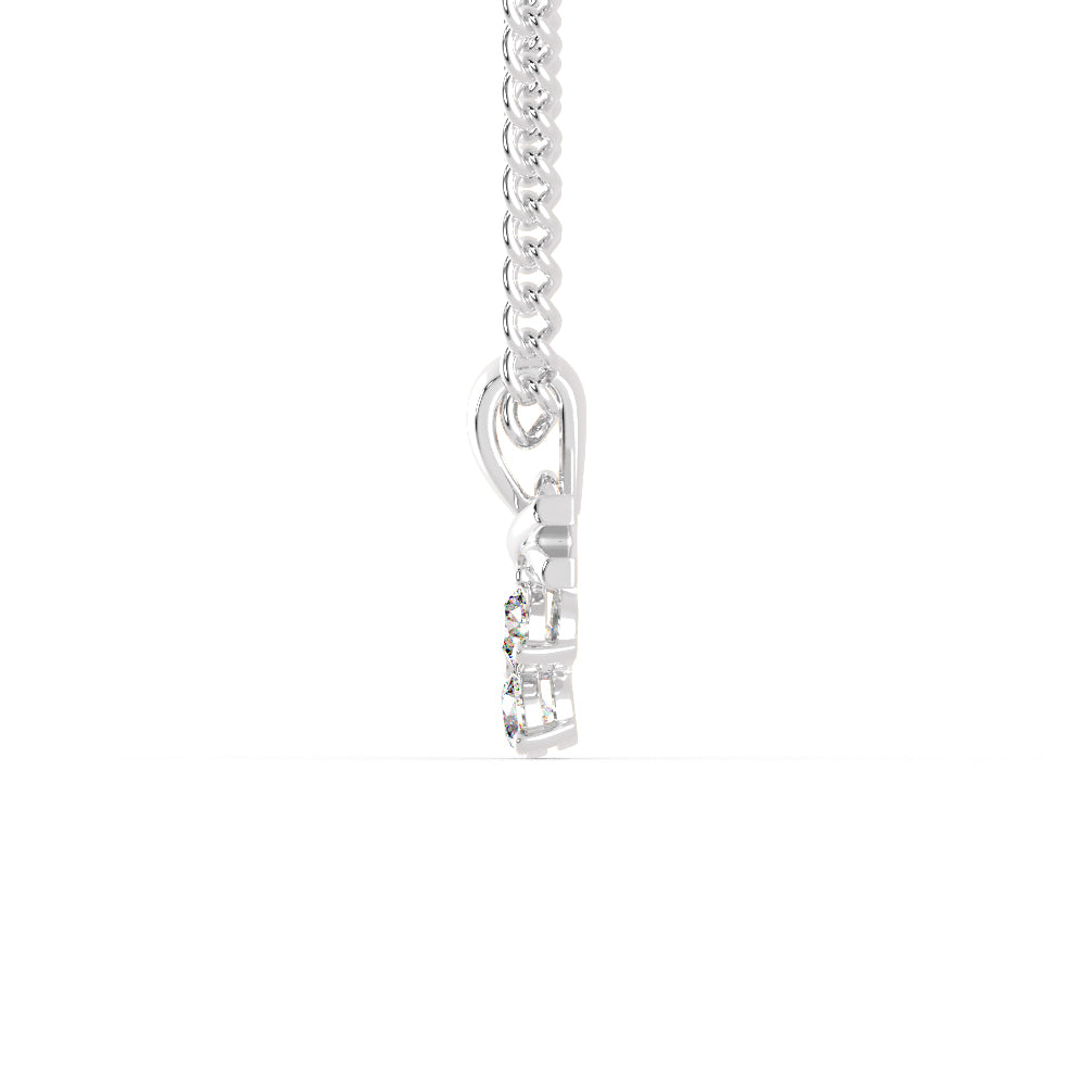 Platinum Pendant with Diamonds for Women JL PT P 1244   Jewelove.US