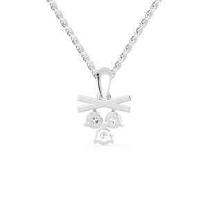 Platinum Pendant with Diamonds for Women JL PT P 1244   Jewelove.US