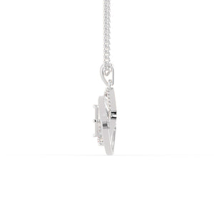 Platinum Pendant with Diamonds for Women JL PT P 1245   Jewelove.US