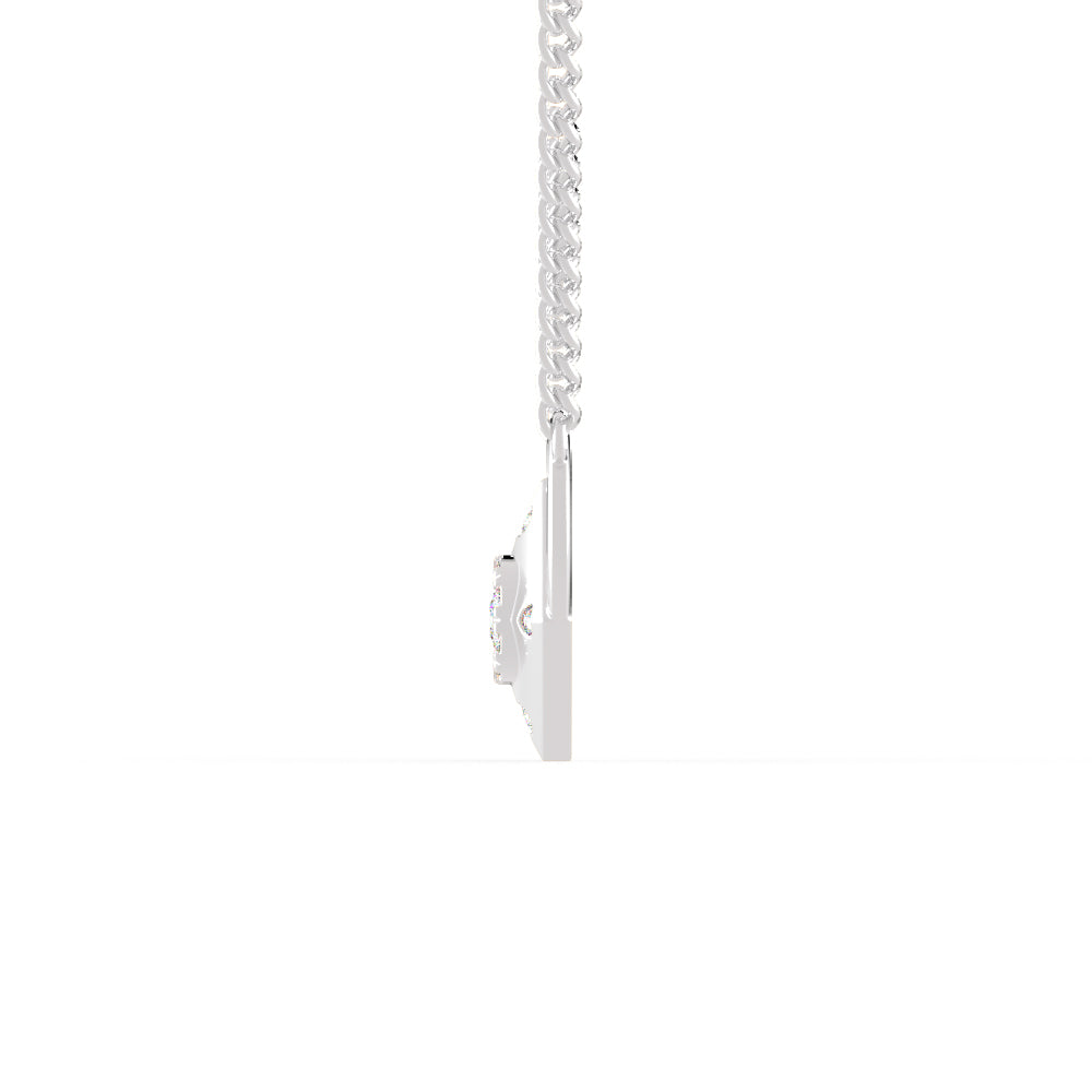 Platinum Heart Pendant with Diamonds for Women JL PT P 1246   Jewelove.US