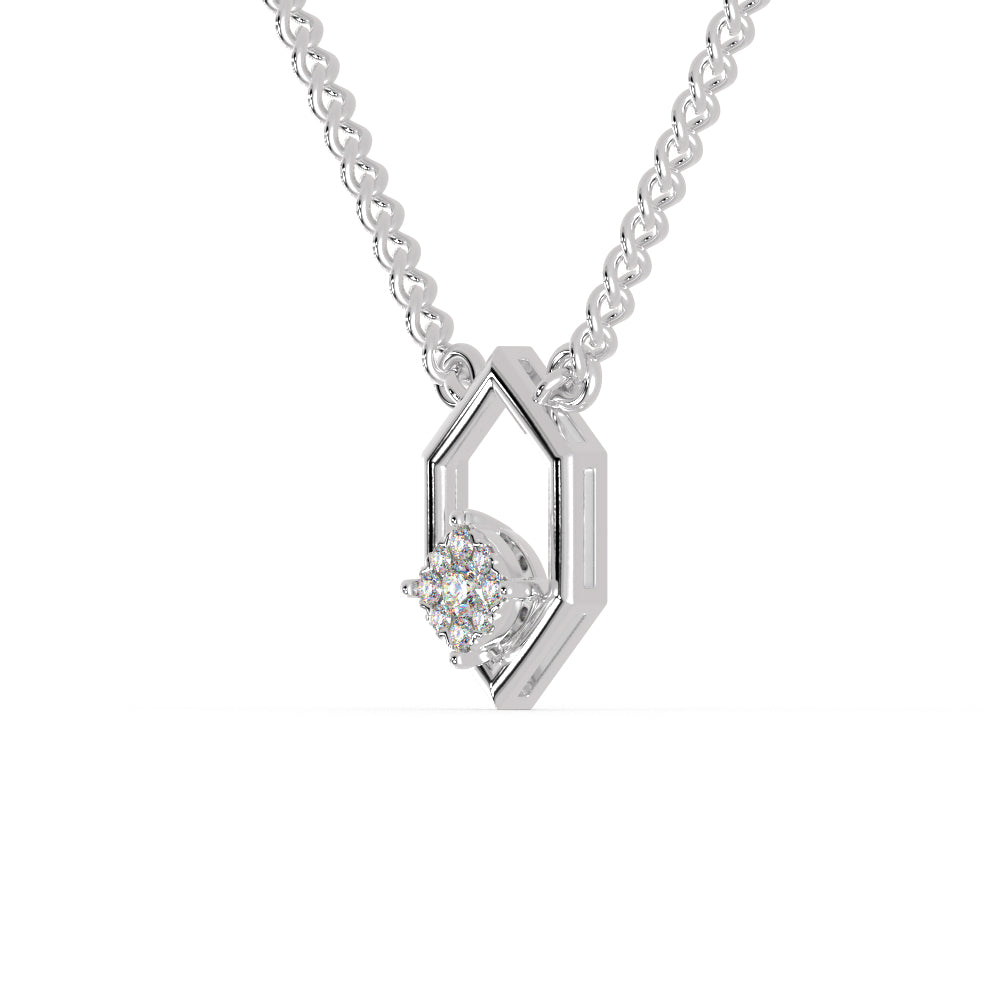 Platinum Pendant with Diamonds for Women JL PT P 1251   Jewelove.US