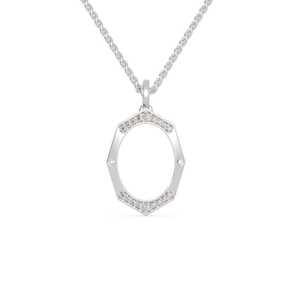 Platinum Pendant with Diamonds for Women JL PT P 1252   Jewelove.US
