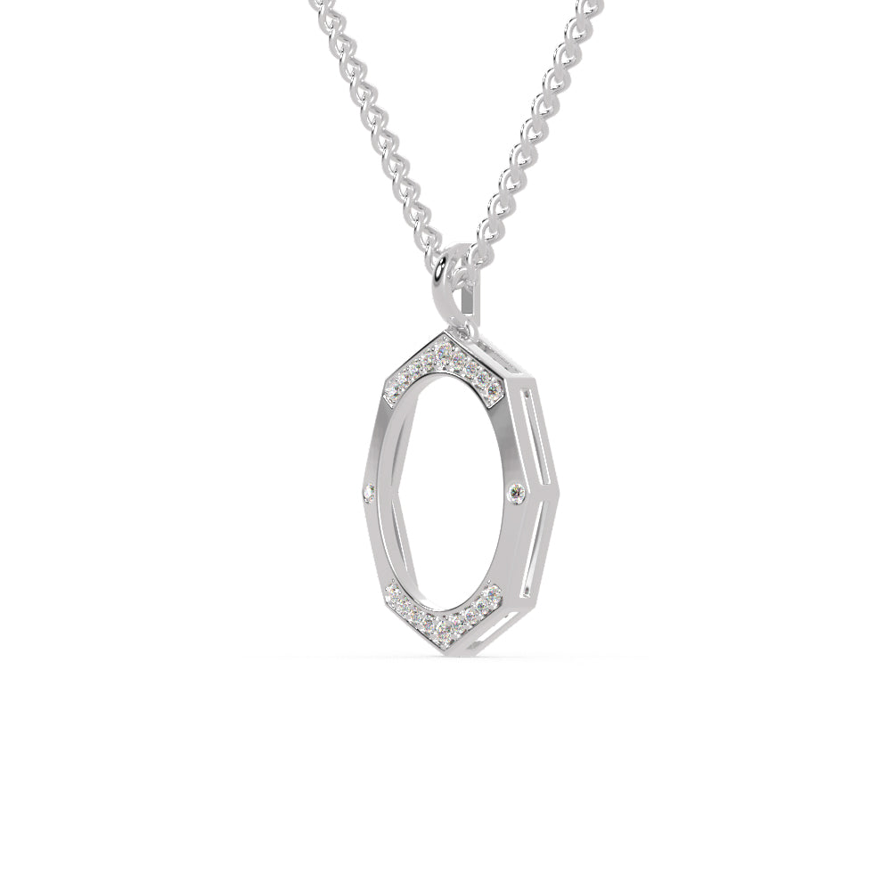 Platinum Pendant with Diamonds for Women JL PT P 1252   Jewelove.US