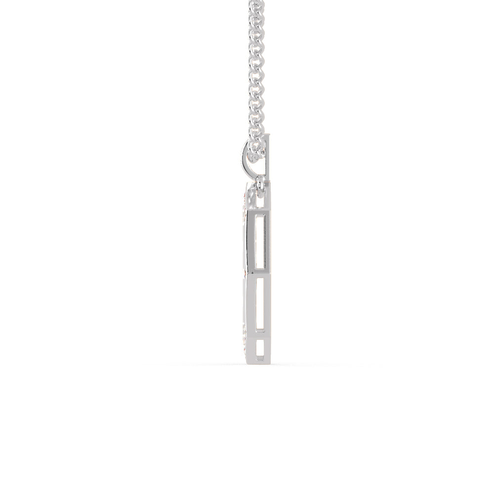 Platinum Pendant with Diamonds for Women JL PT P 1252   Jewelove.US