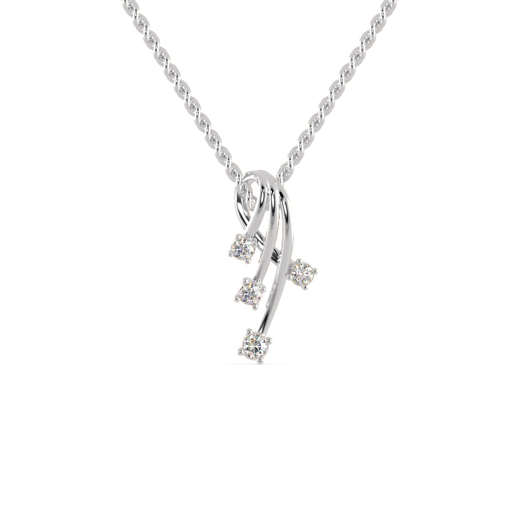 Platinum Pendant with Diamonds for Women JL PT P 1253  VVS-GH Jewelove.US