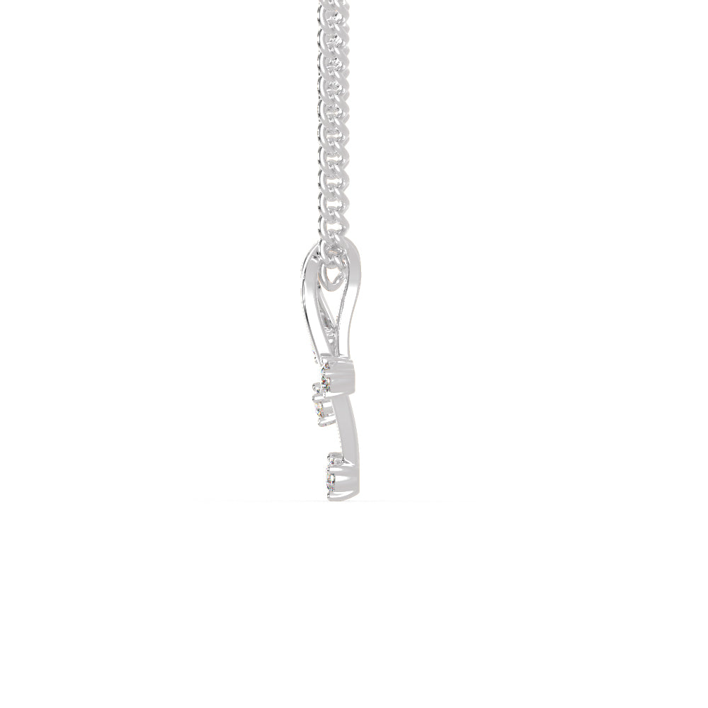 Platinum Pendant with Diamonds for Women JL PT P 1253   Jewelove.US