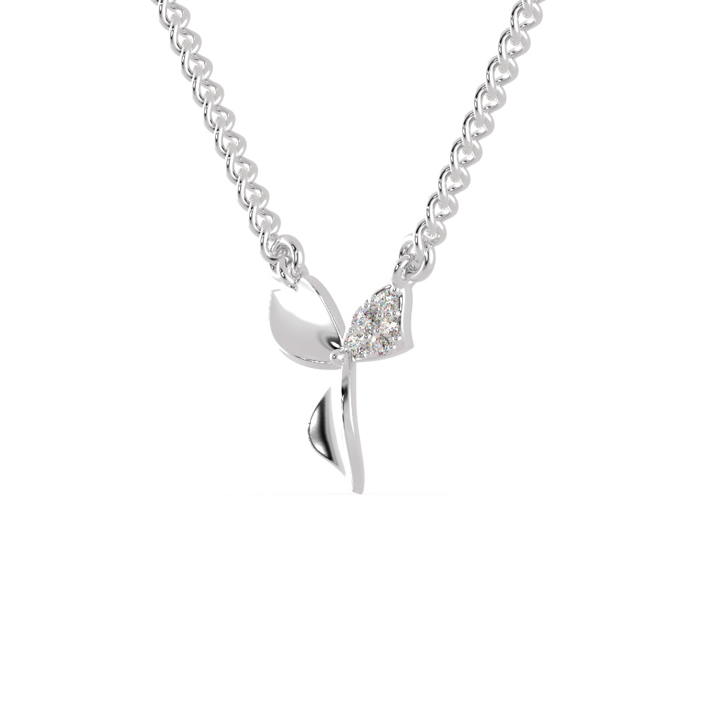 Platinum Pendant with Diamonds for Women JL PT P 1257   Jewelove.US