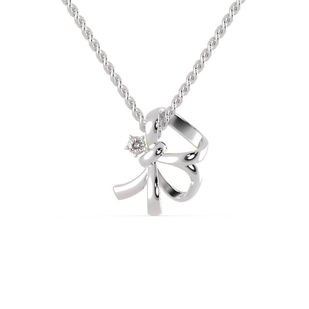 Platinum Solitaire Pendant for Women JL PT P 1258   Jewelove.US