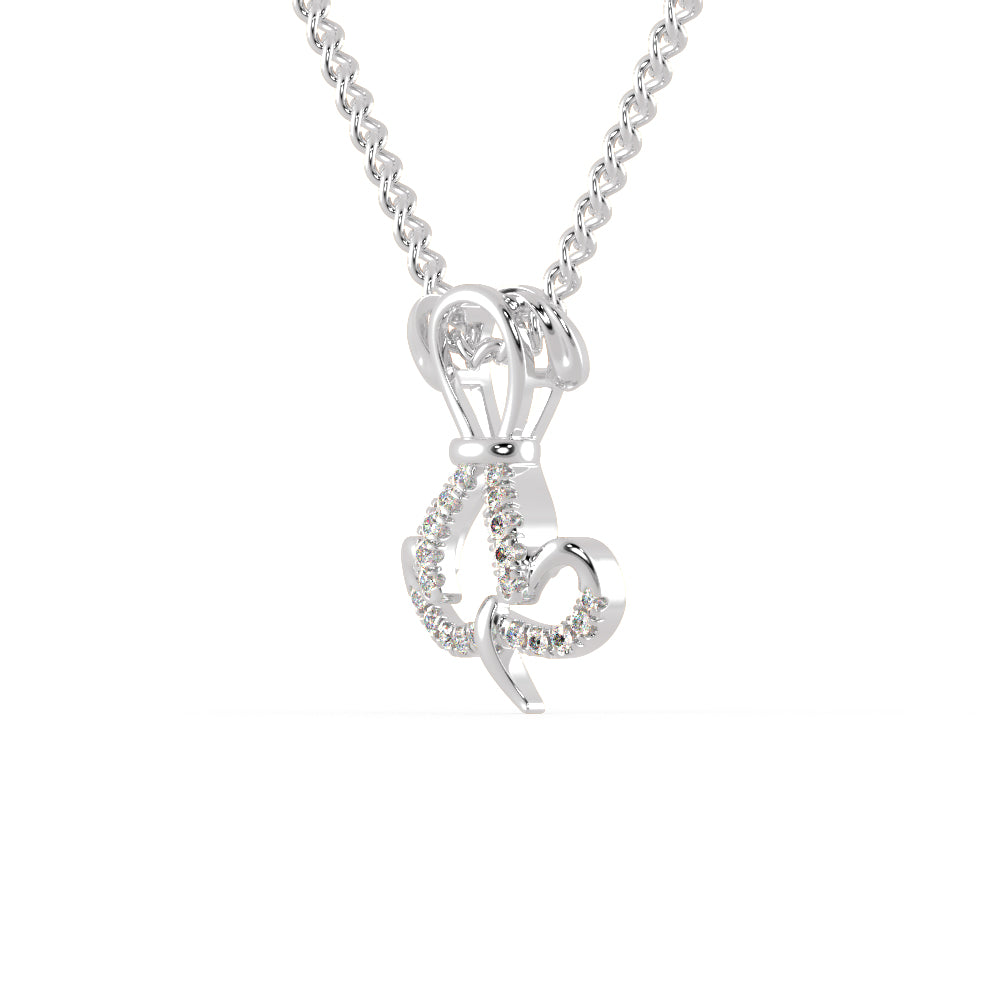 Platinum Diamond Pendant for Women JL PT P 1264   Jewelove.US