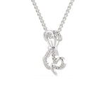 Load image into Gallery viewer, Platinum Diamond Pendant for Women JL PT P 1264   Jewelove.US
