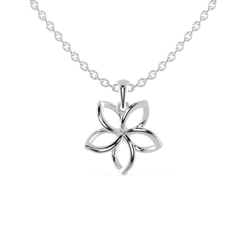 Platinum Diamonds Flower Pendant for Women JL PT P 1268   Jewelove.US