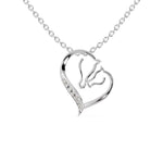 Load image into Gallery viewer, Platinum Diamonds Heart Pendant for Women JL PT P 1272  VVS-GH Jewelove.US
