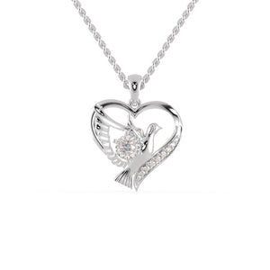 Platinum Diamonds Heart Pendant for Women JL PT P 1285   Jewelove.US