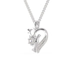 Load image into Gallery viewer, Platinum Diamonds Heart Pendant for Women JL PT P 1285   Jewelove.US
