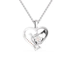 Load image into Gallery viewer, Platinum Diamonds Heart Pendant for Women JL PT P 1285   Jewelove.US
