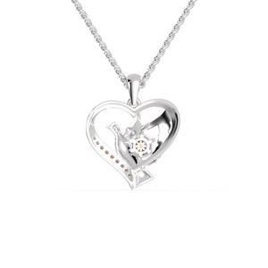 Platinum Diamonds Heart Pendant for Women JL PT P 1285   Jewelove.US