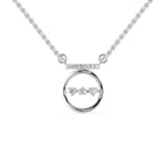 Load image into Gallery viewer, Platinum Diamonds Circle Pendant for Women JL PT P 1286  VVS-GH Jewelove.US

