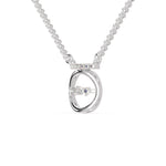 Load image into Gallery viewer, Platinum Diamonds Circle Pendant for Women JL PT P 1286   Jewelove.US
