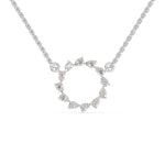 Load image into Gallery viewer, Platinum Diamonds Circle Pendant for Women JL PT P 1287  VVS-GH Jewelove.US
