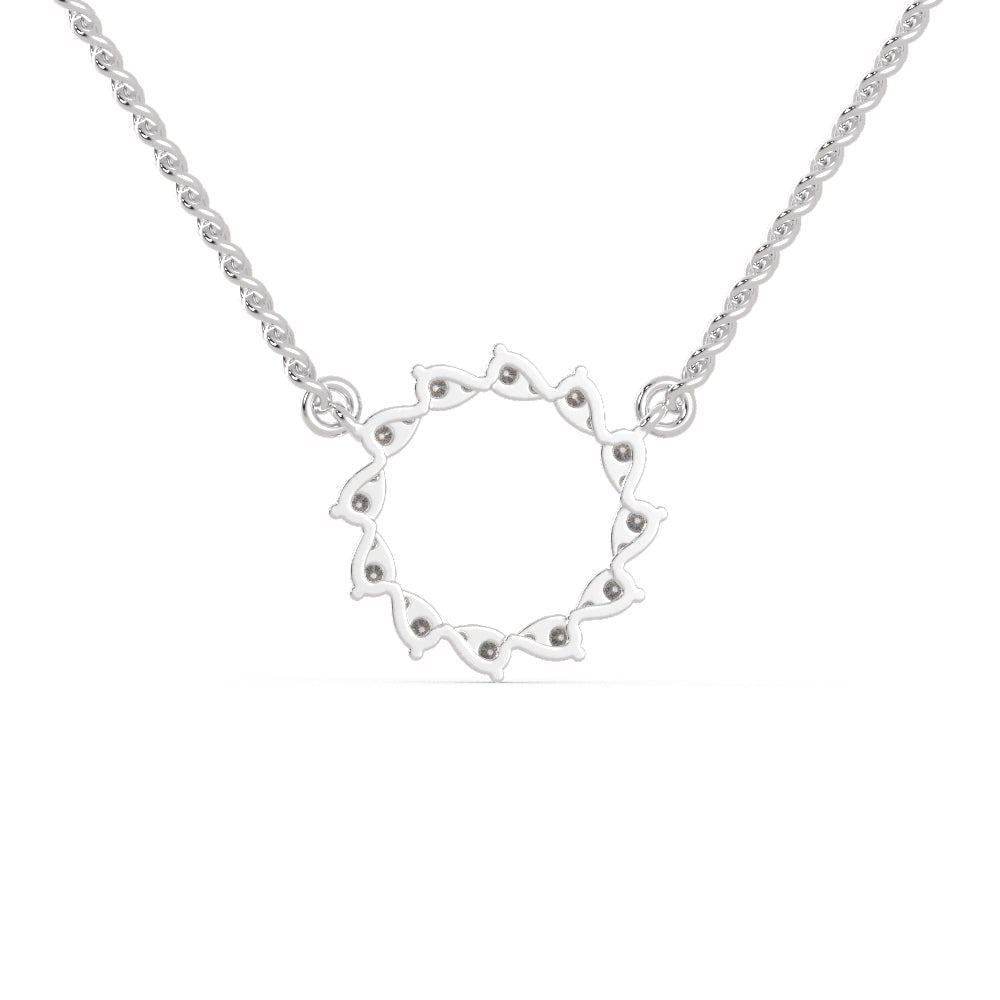 Platinum Diamonds Circle Pendant for Women JL PT P 1287   Jewelove.US