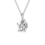Load image into Gallery viewer, Baby Elephant Platinum Diamonds Pendant for Women JL PT P 1297   Jewelove.US
