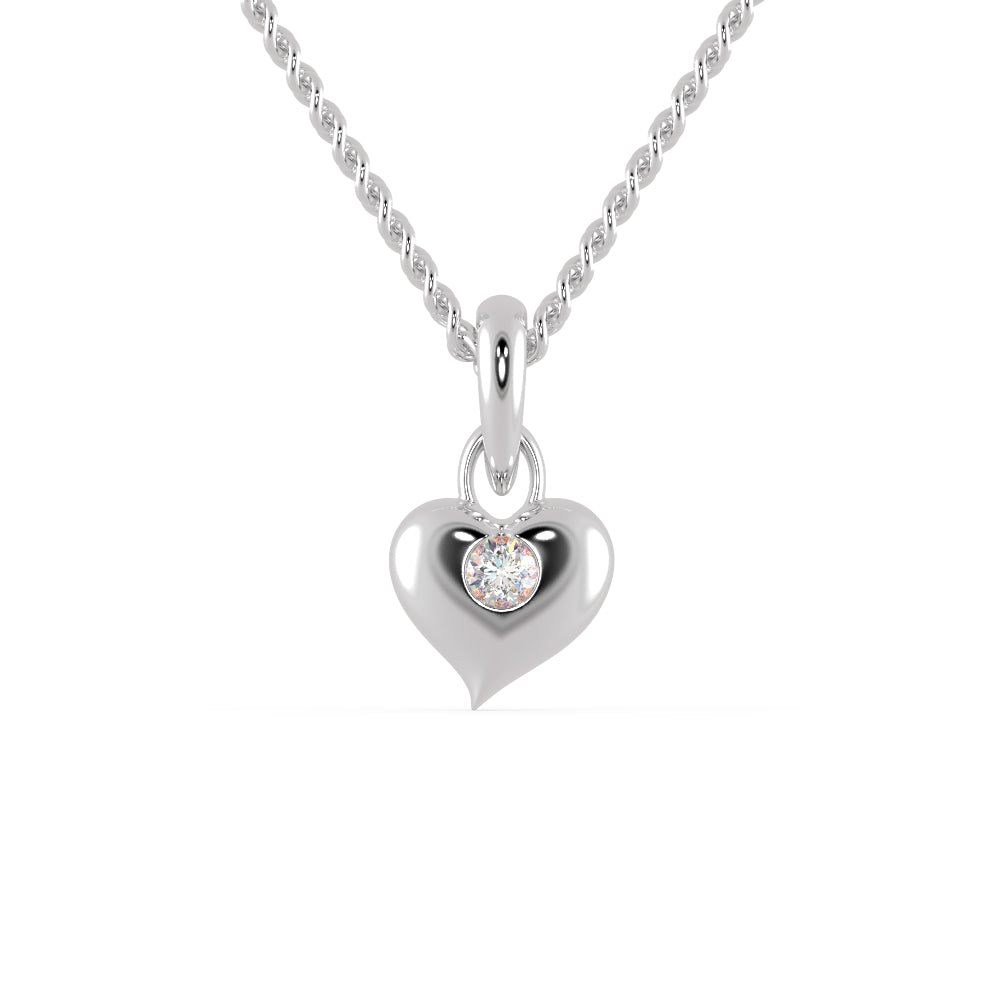 Platinum Diamonds Heart Pendant for Women JL PT P 1300   Jewelove.US