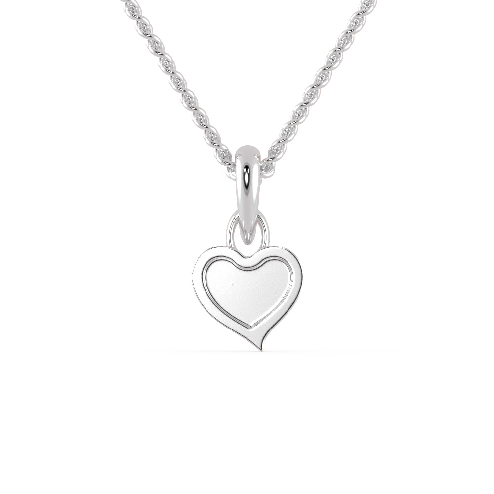 Platinum Diamonds Heart Pendant for Women JL PT P 1300   Jewelove.US