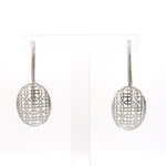 Load image into Gallery viewer, Designer Lightweight Filigree Platinum Earrings for Women JL PT E 207
