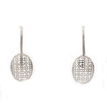 Load image into Gallery viewer, Designer Lightweight Filigree Platinum Earrings for Women JL PT E 207

