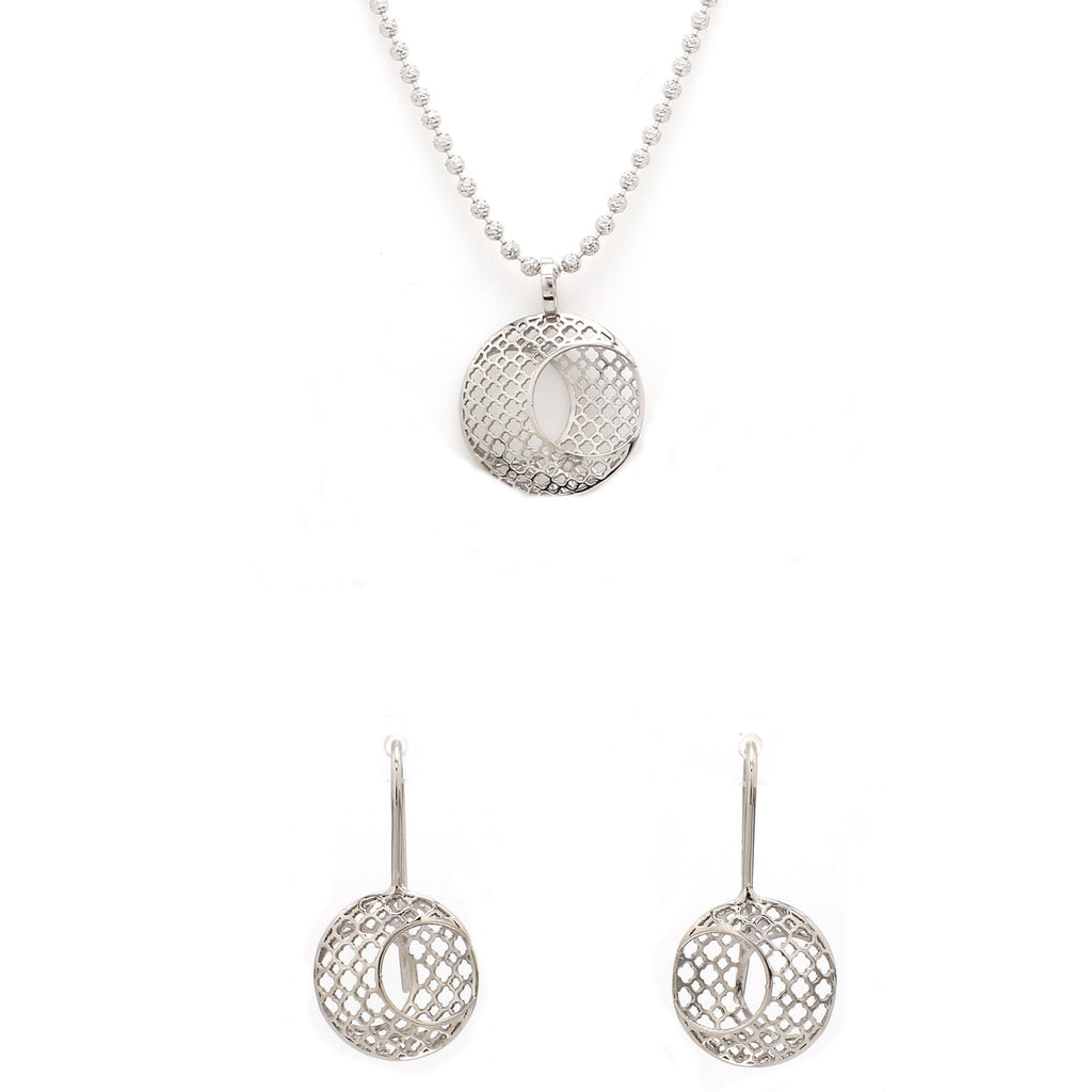 Designer Platinum Rose Gold Pendant Set for Women JL PT P E 210  Pendant-Set Jewelove™