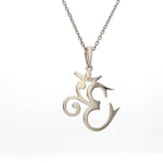 Load image into Gallery viewer, Plain Platinum Om Pendant JL PT OM - 3   Jewelove.US
