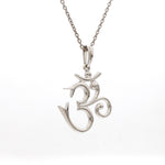 Load image into Gallery viewer, Plain Platinum Om Pendant JL PT OM - 3   Jewelove.US
