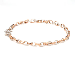 Platinum Rose Gold Bracelet for Men JL PTB 1043   Jewelove.US