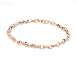 Platinum Rose Gold Bracelet for Men JL PTB 1043