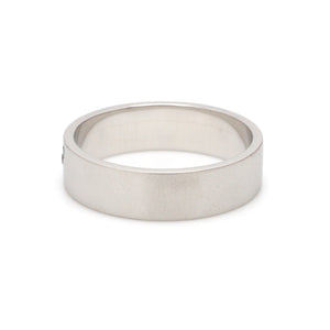 Customised Platinum White & Black Diamond Ring for Men JL PT 1141   Jewelove.US
