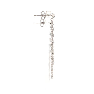 Japanese Platinum Earrings for Women JL PT E 296