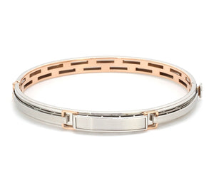 Men of Platinum | Bracelet with Rose Gold for Men JL PTB 0410   Jewelove.US