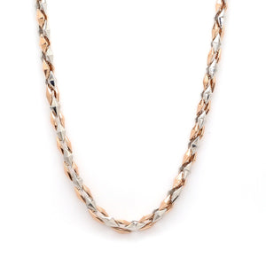 Heavy Platinum Rose Gold Chain for Men JL PT CH 1101   Jewelove.US