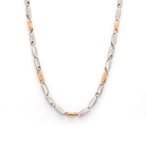 Heavy Platinum Rose Gold Chain for Men JL PT CH 1102   Jewelove.US