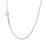 Load image into Gallery viewer, 1mm Japanese Simple Thin Platinum Curb Chain 1mm SJ PTO 703 - Thin   Jewelove.US
