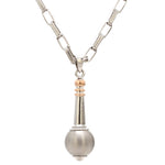 Load image into Gallery viewer, Platinum Rose Gold Gada Pendant for Men JL PT Gada   Jewelove.US
