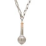 Load image into Gallery viewer, Platinum Rose Gold Gada Pendant for Men JL PT Gada   Jewelove.US
