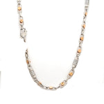 Load image into Gallery viewer, Designer Platinum &amp; Rose Gold with Diamond Chain for Men JL PT CH 1112   Jewelove.US

