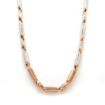 Load image into Gallery viewer, Heavy Platinum &amp; Rose Gold Chain for Men JL PT CH 1110   Jewelove.US
